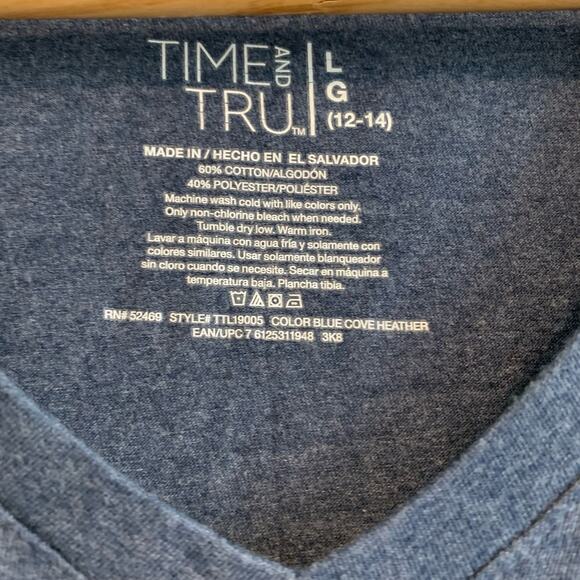 Blue Texas Things V-Neck Short Sleeve T-Shirt - Picture 3 of 4